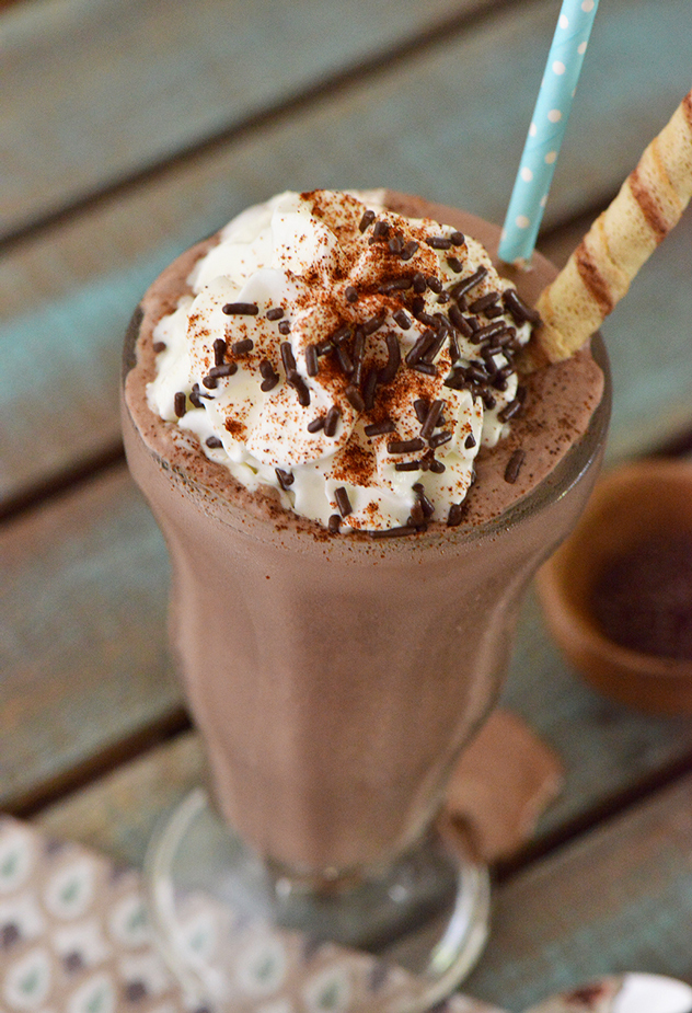 Boozy Mexican Hot Chocolate Shake