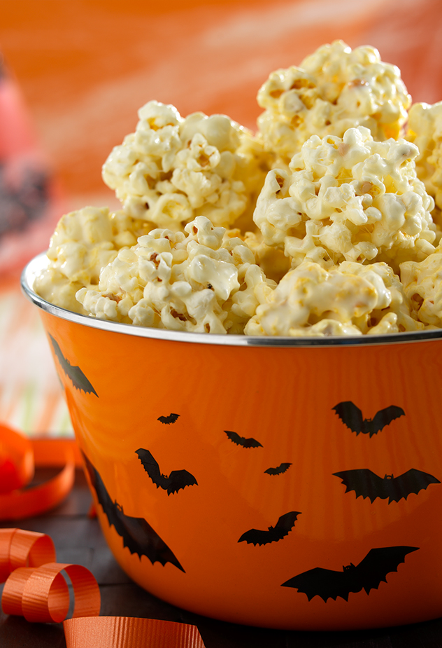 Ooey-gooey Popcorn Balls Halloween Recipe